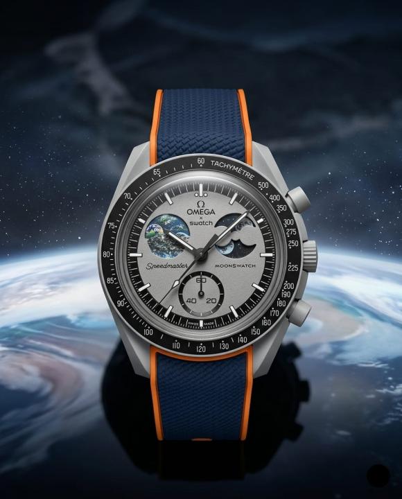 Omeg_a Moon Watch Limited Edition Blue