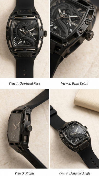 Gue.ss Trend Legend Dragon Full Black