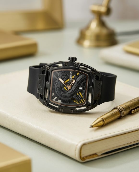 Gue.ss Trend Legend Dragon Full Black-Gold