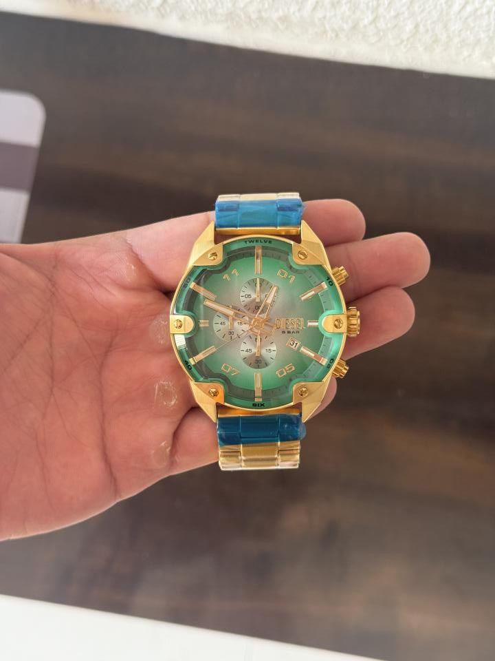DIESE_L DZ4669 Dial Spiked Chronograph Watch (Men