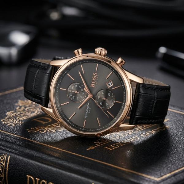 Hug_o Boss Jet Chronograph Black-Copper