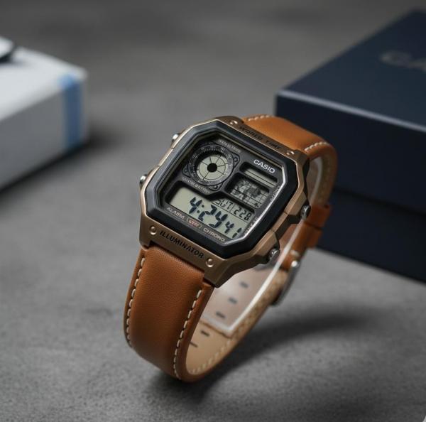 Cas.io AE-1200 Illuminator Light Brown