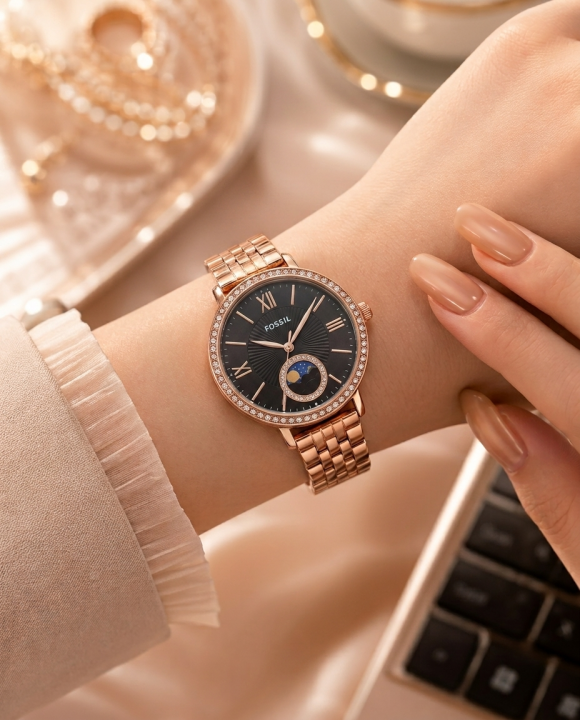 Fossii_l Es3121 Jacqueline Sun Moon Copper-Black