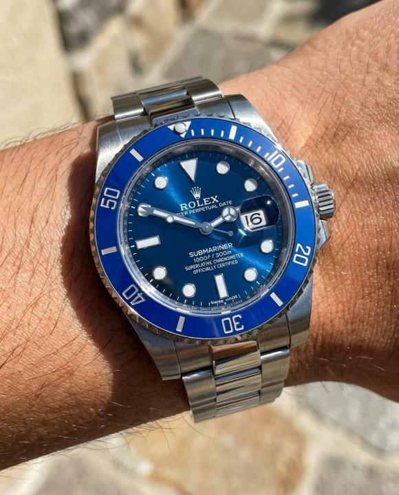 Rolee_x Oyster Perpetual Submarine Silver-Blue