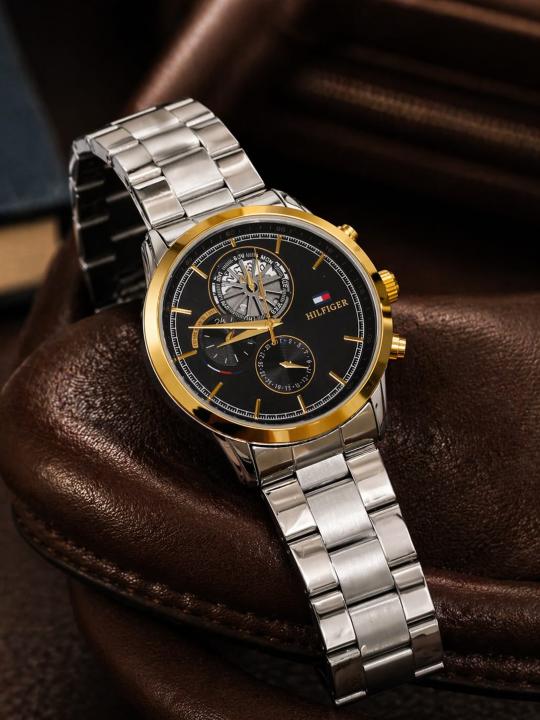 Tom.my Hilfige_Quartz Multifunction golden - black