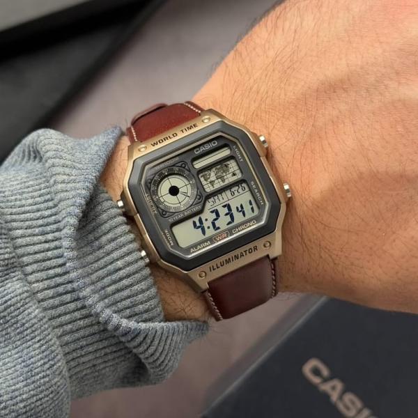 Casio AE-1200 Illuminator Brown - J1234
