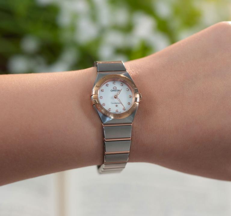Omeg_a Constellation Sedna 2Ton-Copper-White Womens