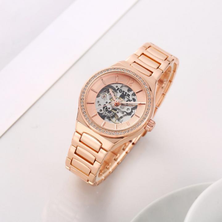 Fossi_l Eevie Automatic Copper-Pink