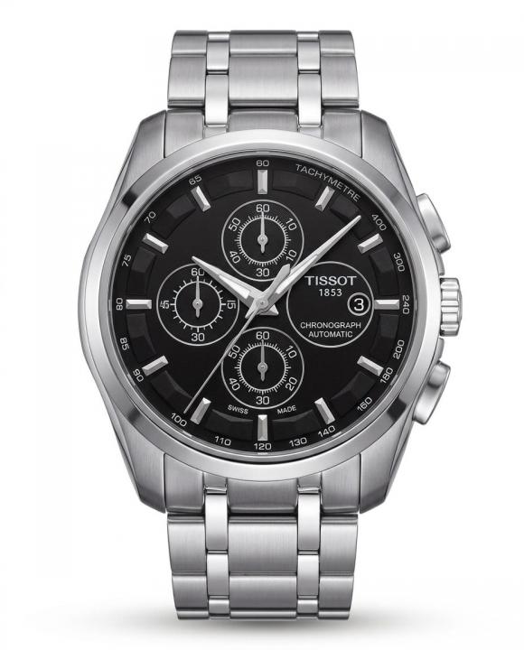 Tissoo_t 1853 Couturier Silver Black dial