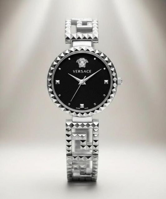 Versace Greca Goddess Silver-Black