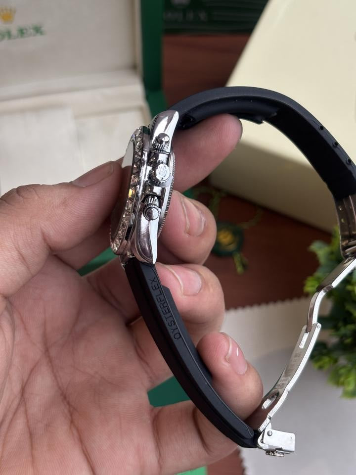 Rolee_x Daytona OysterFlex Eye Of Tiger Silver