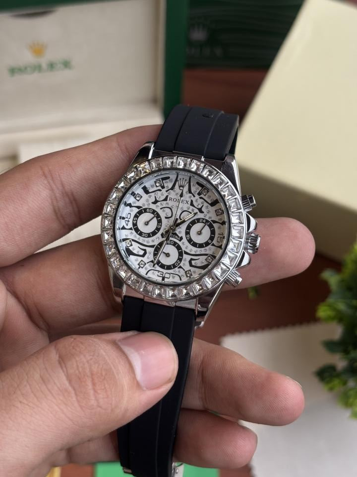 Rolee_x Daytona OysterFlex Eye Of Tiger Silver