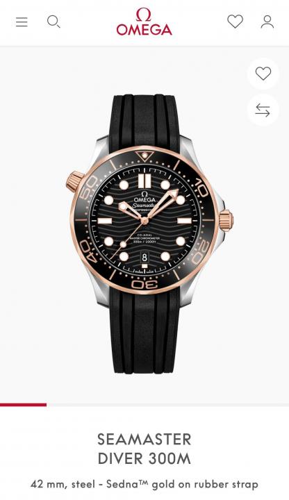 Omeg_a Seamaster Diver 300M Automatic Black-Copper-Black