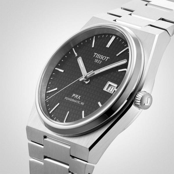 Tisso_t 1853 Prx Automatic Top Quality Silver-Black