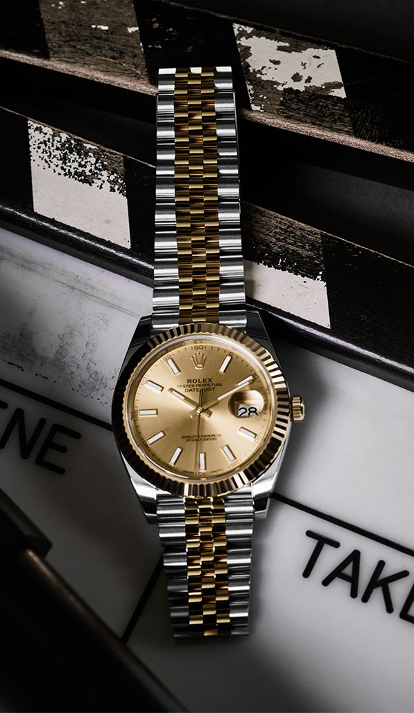 Role_x Oyster Perpetual Date Just 2Ton-Gold-Yellow