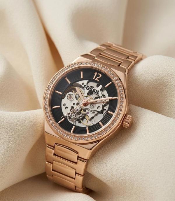 Fossi_l Eevie Automatic Copper-Black