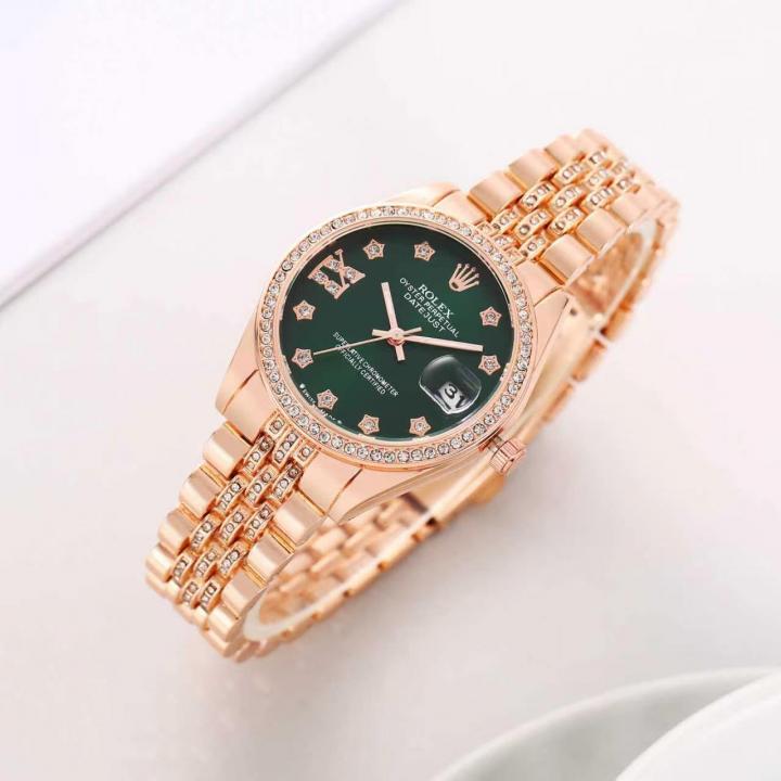Rolee_x Oyester Perpetual Date Just Copper-Green