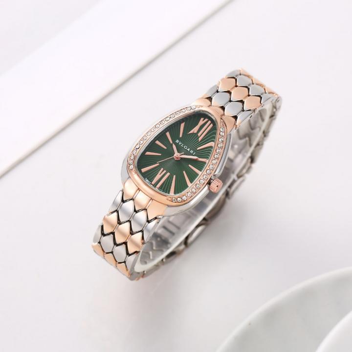 Bvl.gari Serpenti Seduttori - J1595 2 ton Copper green