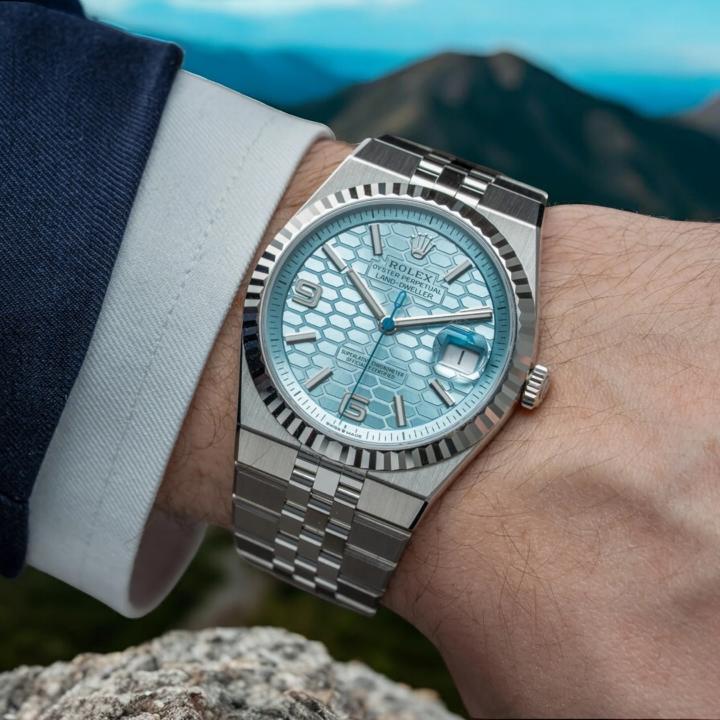Rolee_x Oyster Perpetual Land Dweller Tiffany