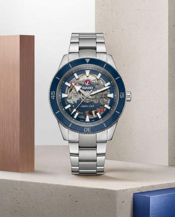 Radd_o Captain Cook HighTech Automatic Silver-Blue