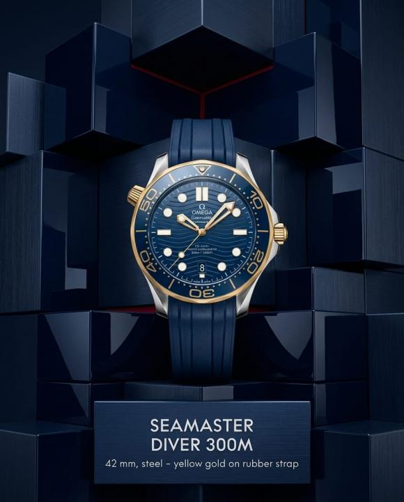 Omeg_a Seamaster Diver 300M Automatic Blue-Gold-Blue