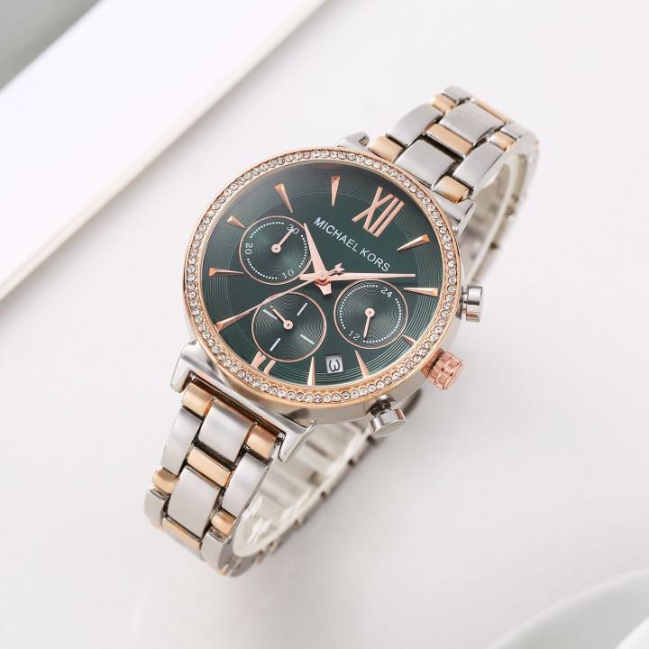 Mic.hael_Kors Sofie 2Ton-Copper-Green