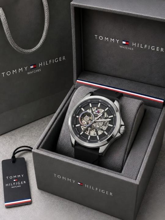 Tom.my_hilfiger Automatic Silicon Black-Silver