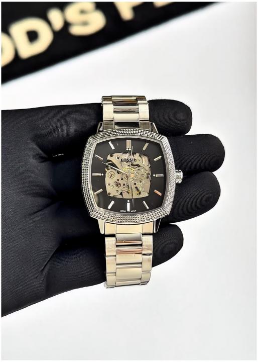 Fossii_l x Nick Jonas Machine Luxe silver Black