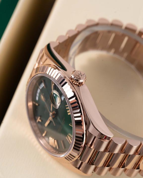 Role_x Oyster Perpetual Day Date 40 Battery Copper-Green