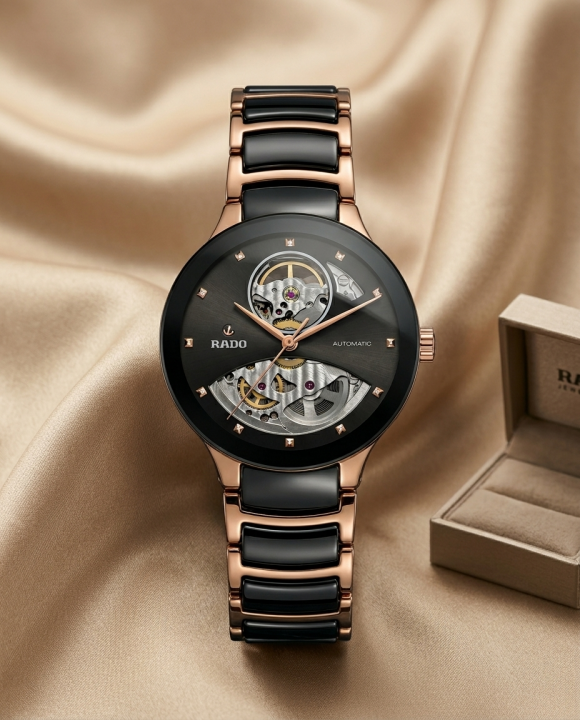Rad_o Centrix Automatic Open Heart Japan Black - Blu