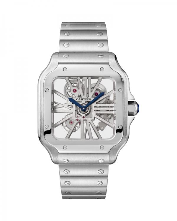 Cartie_r Santos Skeleton Battery silver white