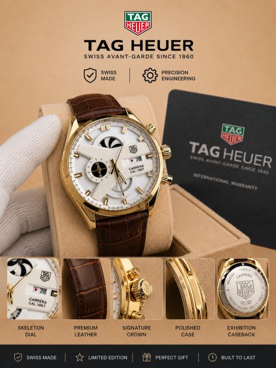 Tag Heue_r Carrera Leather Belt CR7 - J72