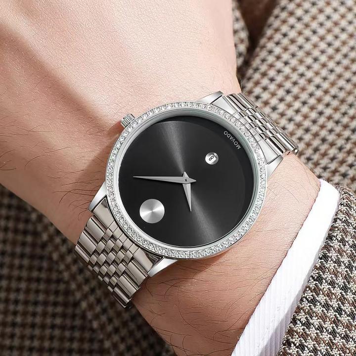 Mov.ado Museum Classic Diamond Silver-Black