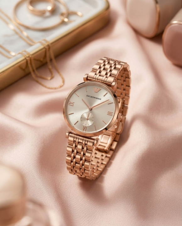Emporio Arman_i Classic pink Dial