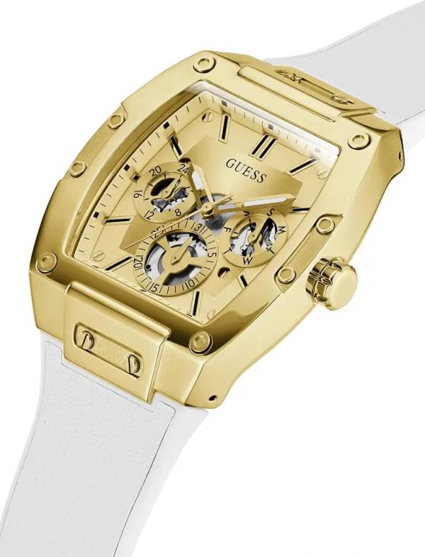 Guess Rectangle Chronograph Black-Full Gold