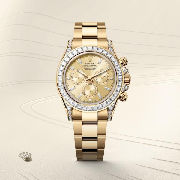 Role_x Oyster Perpetual Daytona Chosmograph Gold-Gold