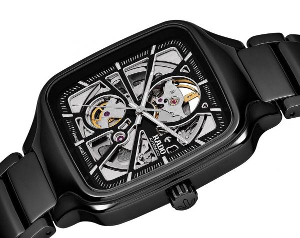 Radd_o True Square Automatic Ceramic Black Silver