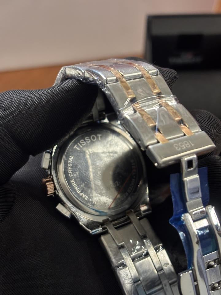Tissoo_t 1853 Couturier Two Tone Copper Black dial