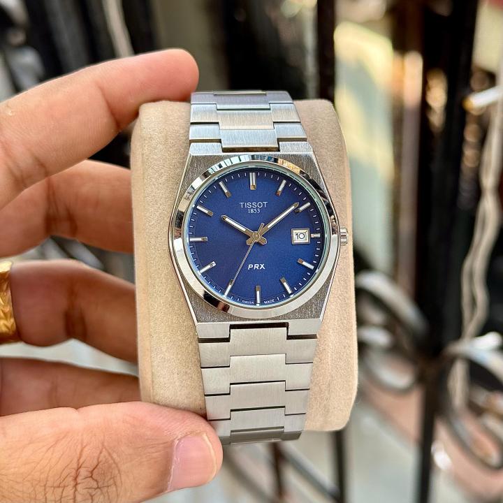 Tissoo_t PRX Ladies Silver Blue