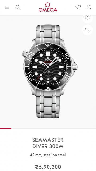 Omeg_a Seamaster Diver 300M Automatic Silver-Black