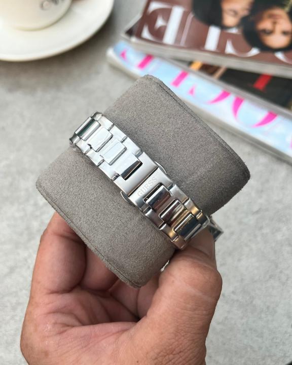 Gue.ss Square Chronograph Silver-Green