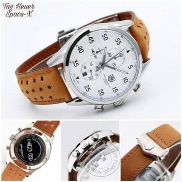 NewTag heue_r Carrera Calibre 16 Chronograph Brown-Silver