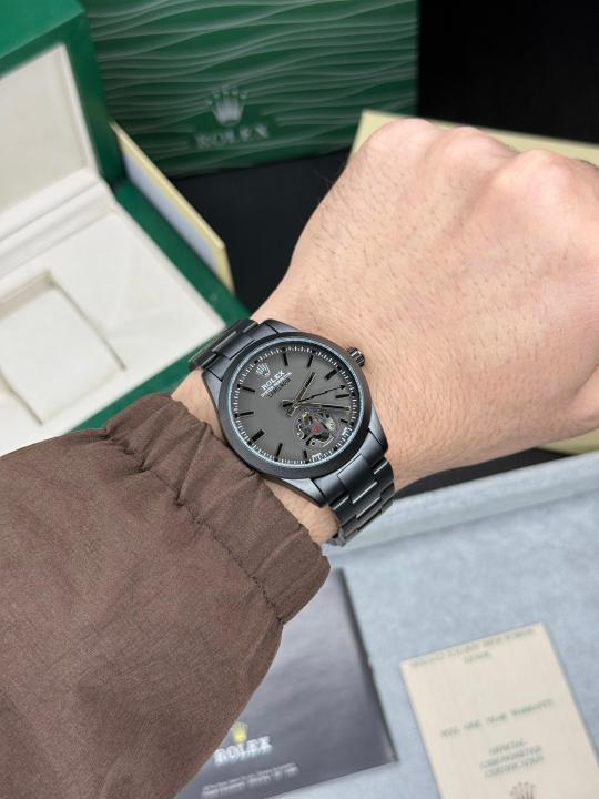 Role_x Oyster Perpetual Label Noir Automatic Black-Grey