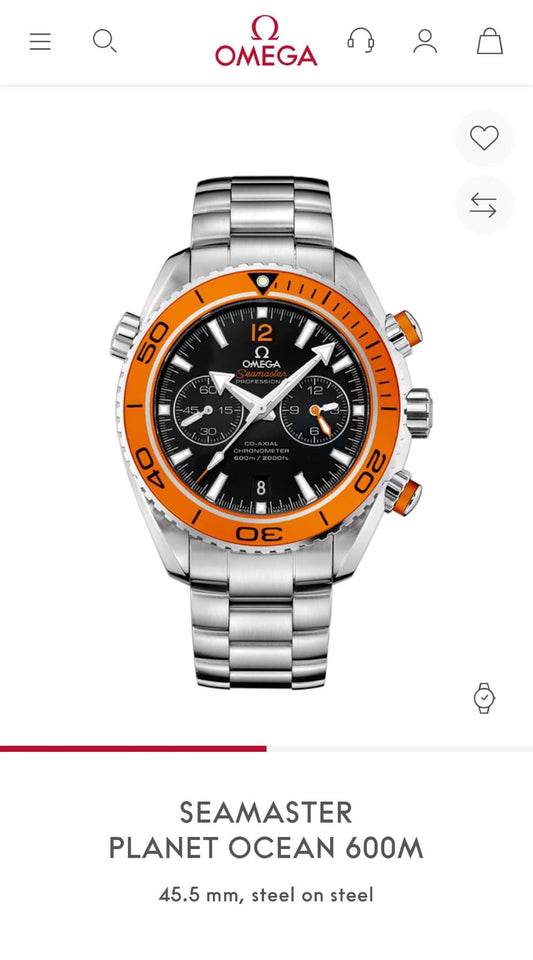 Om.ega Seamaster Planet Ocean Quartz Japan