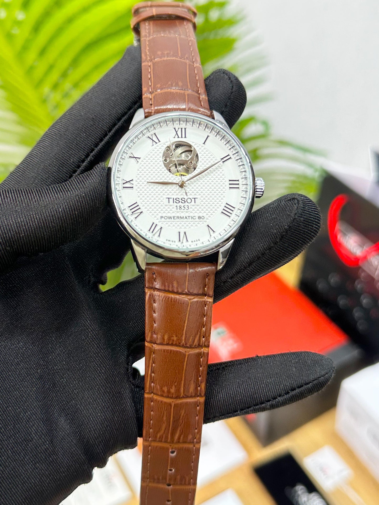 TIS.SOT LELOCLE POWERMATIC 80 OPEN HEART