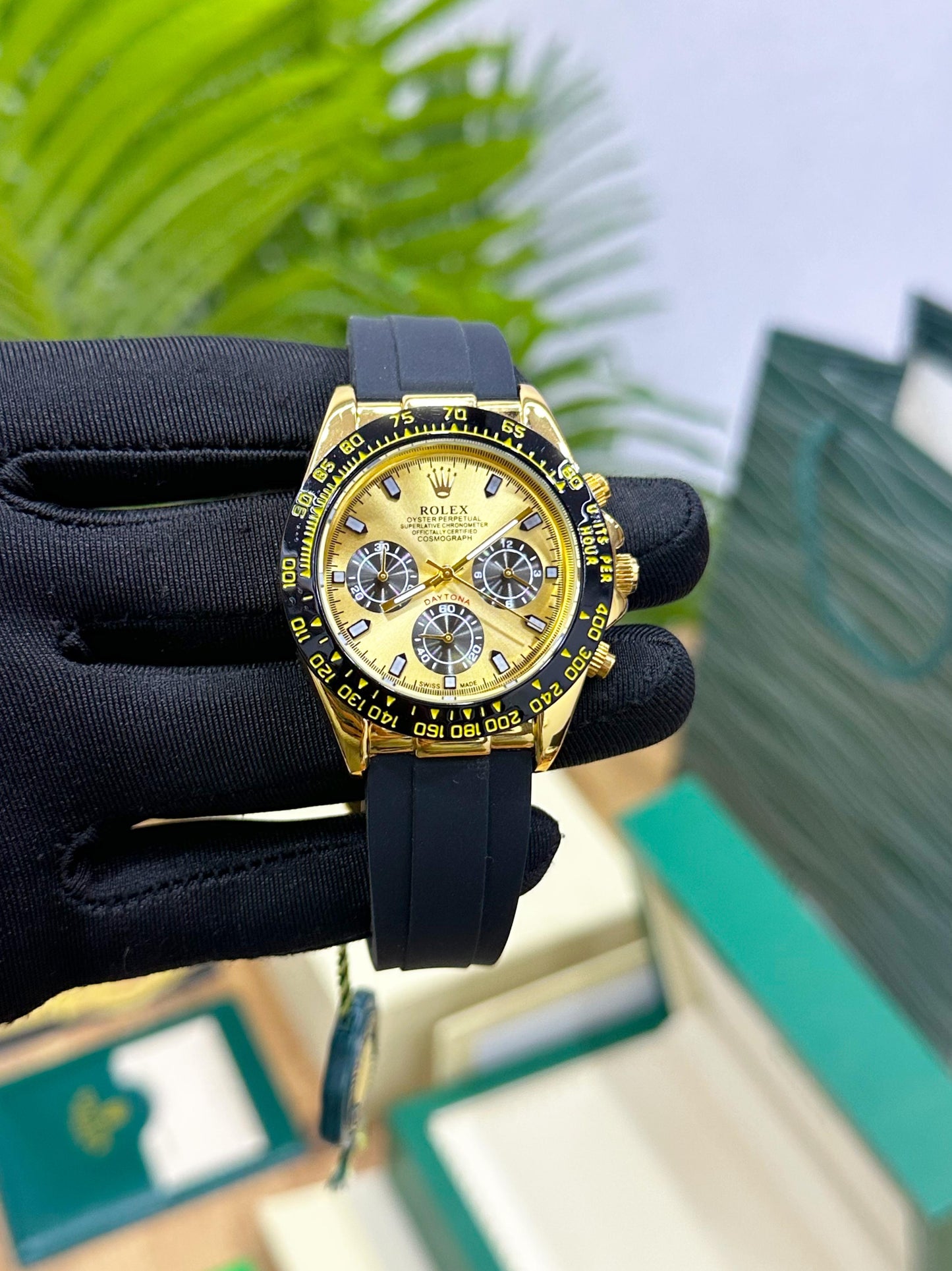 ROL.EX DAYTONA COSMOGRAPH BLACK & GOLD
