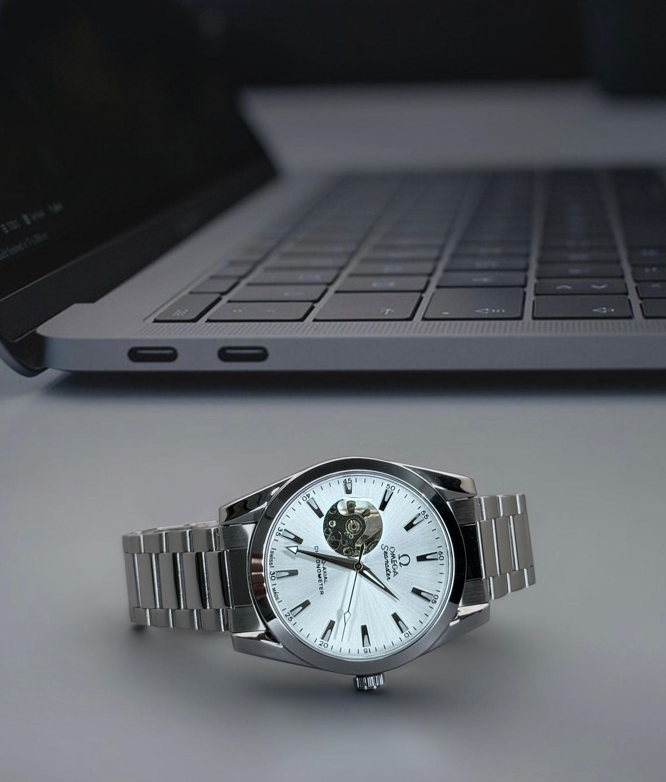 Om.ega Aqua Terra Automatic Skeleton
