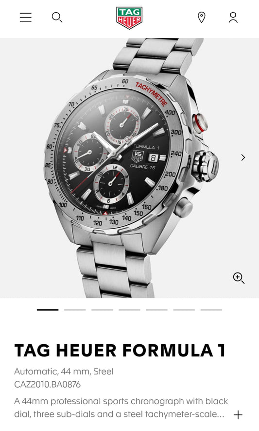 NewTag Heuer Chronograph Formula 1 Calibre