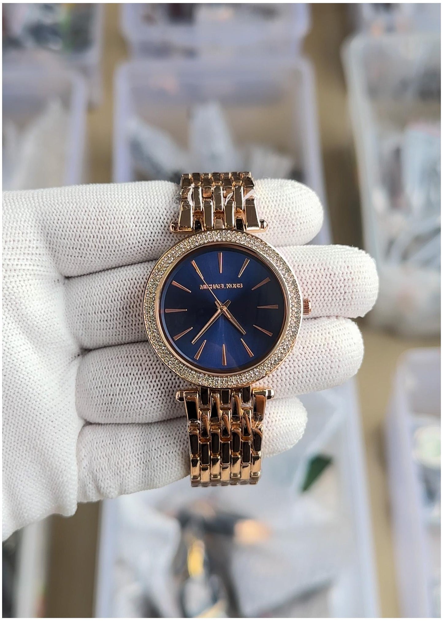 Mic.hael Kors Darci Copper-Blue