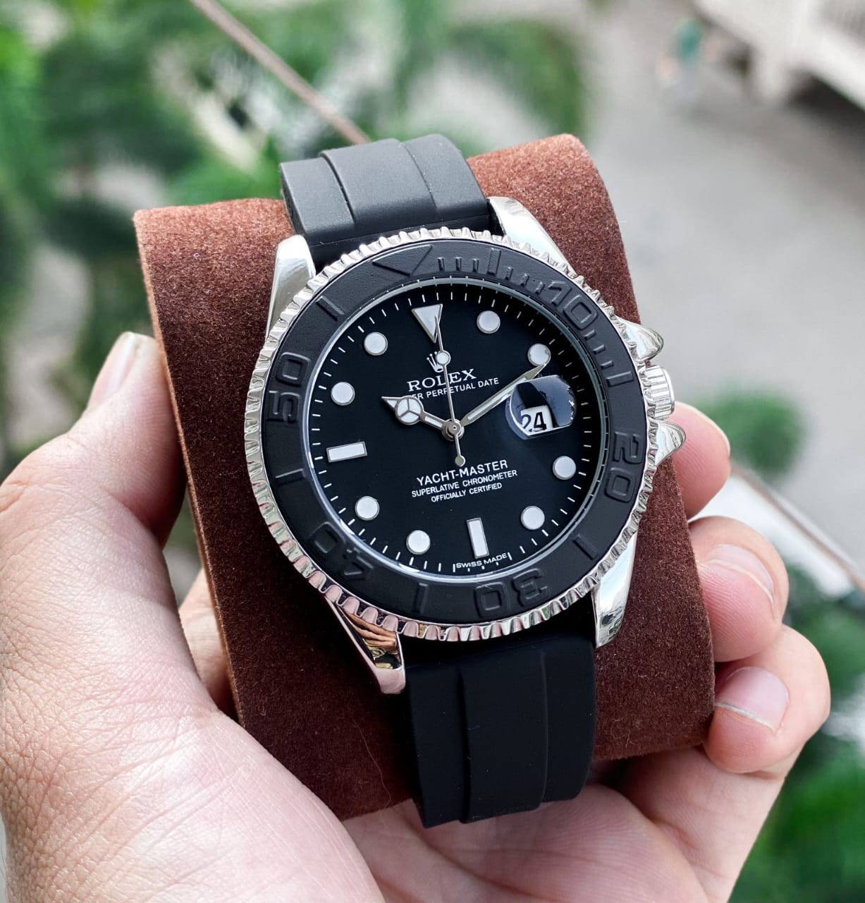 Rol.ex Oyster perpetual Yach Master Battery